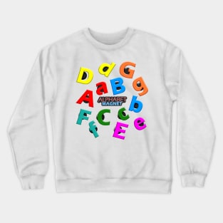 Alphabet magnet Crewneck Sweatshirt